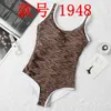 Women's Swimwear designer 20 new swimsuit one piece letter hot spring holiday beach bikini FV43