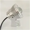 أضواء تحت الماء 10W RGB LED LED Aquarium Lamp Swimming Pool مقاومة للماء IP65 DC 12V Lens 1PCS/Lot Drop Drop