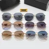 Gafas de sol de diseñador de moda anteojos clásicos de gafas al aire libre anteojos para el sol para el hombre Mujer 7 Color Opcional Triangular Firma 002