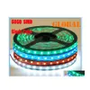 LED -remsor 5 meter strip Light Ribbon 300LEDS/M SMD 5050 Icke -vattentät DC 12V Vit/varm vit/röd/grön/blå/gul juldekor Dhiyu