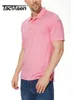 Polos pour hommes TACVASEN été léger T-shirt à séchage rapide hommes à manches courtes T-shirts évacuant l'humidité Polos chemises travail d'équipe T-shirt hauts 230316