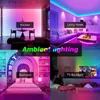 LED şeritler LED şerit ışık bluetooth LED ışık çubuğu kızılötesi uzaktan kumandalı 24 tuşlar 24 anahtar 5050 rgb bant TV arka ışığı yatak odası dekorasyonu p230315