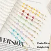 Colorful Butterfly Charm Glasses Chain Neck Strap for Women Fashion Pearl Heart Beaded Sunglasses Holder Lanyard