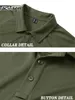 Polos pour hommes TACVASEN Été Tactique Militaire Polos T-shirts Hommes Armée Combat T-shirts Travail En Plein Air T-shirts Avec Poches À Glissière Pull 230316