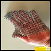 Stainless Steel Chainmail Ring Scrubber Cast Iron Skillet Pot Cleaner Home Household Cleaning Tool