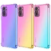 Gradient Soft TPU przypadki dla Xiaomi Mi Redmi Note 12 Pro Plus 11t 11 Lite 10 10t 12c K60 A1 K50 Ultra 10A 10C K40S K40 Case Coverproof Coverproof Coverproof