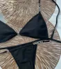 Klassiekers zwarte bikini set luxe rhinestone ontwerper twee stukken bikini's 2024 sexy push -up zwempak xl mode zwemkleding dames string badpakken merk biquinis xl