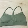 L005 Effen Kleur Buttery-Soft Yoga Bras Flow Y-Back Sportbeha Vrouwelijke Lingerie met Uitneembare Cups Sexy Tops