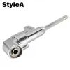 Hand Tools Hi-Spec 105 Degree Adjustable Bits Angle Screwdriver Socket Holder Adapter Hex Bit 1/4inch Shank Power Drill