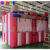 Фаст-фуд Оксфорд розовый гигантский надувной карнавальный магазин угощений/концессионный стенд/киоск для мороженого попкорна с воздуходувкой