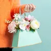 Gift Wrap 4st Wedding Presents Box Bouquet Paper Portable Flower Box For Wedding Present Bag Wrapping Party Festival Flower Boxes 230316