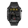 MK66 Rugged Smart Watch Masculino Bateria Grande Reprodução de Música Fitness Rastreador Bluetooth Discagem Chamada Esporte Smartwatch Para Homens