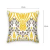Kussen /decoratief ananasblad geometrische hoesdruk pluche pluche decoratieve kussensloop sofa home decoratie