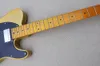 12 Strings Relic Electric Guitar with Yellow Maple Fretboard Black Pickguard Can be Customized
