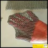 Stainless Steel Chainmail Ring Scrubber Cast Iron Skillet Pot Cleaner Home Household Cleaning Tool