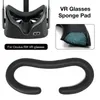 Padva de olhos de substituição de espuma para Oculus Rift CV1 fone de espuma Acessórios pretos cobrem Realidade VR PU PU Virtual Couro