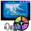 LED -remsor DAYBETTER RGB 5050 USB LED Strip Light Bluetooth App Control 5V USB LED -lampor Flexibelt banddiodeband för TV Backlight Room P230315