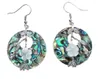 Orecchini penzolanti Abalone Flower Drop Drop Fashion Gioielli Regali per le donne Mamma sua moglie H013