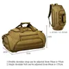 Duffelväskor 35L Militär ryggsäck Ryggsäck Taktik Molle Army Nylon Vattentät 14 tums bärbar datorpaket Kameraväska Herr Reseduffle