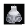 Lampadine a Led 100 Pz 12 V 3 W 3X1 W Mr16 Gu5.3 Lampada a luce bianca Bb Faretto Spot Via Dhs Fedex Consegna a goccia Luci Illuminazione Bbs Dhh9I