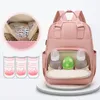 Luierzakken Mummy Bag USB luiertas babyverzorging grote capaciteit moeder rugzak mummie zwangerschap natte zak waterdichte baby zwangere tas luier tas 230316