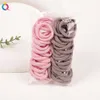 50pcs/set dziewczęta małe 4 cm Wstążka Elastyczne opaski do włosów Kolorowe dzieci nylon scrunchie opaska na kud kucyk akcesoria do włosów 1939