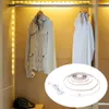 Tiras de toque led interruptor led tira led led conjunto dc 5v 2835 smd iluminação branca quente para a cama do banheiro sob a cama de vaidade do guarda -roupa decoração de casa p230315