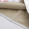 Spódnice FP do kochania francuskiego srebrnego pu mini spódnice metaliczne seksowne bioderowe spódnicę