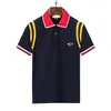 Polo pour hommes T-shirt Fashion Business Casual manches courtes 100% coton de haute qualité respirant classique lettres brodées marque grand
