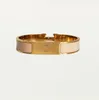 Klassieke designer armband stalen armband luxe merk 18K roségouden armbanden damesarmband 12 mm breed met geschenkzakje