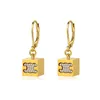 Cel Arc de Triomphe Cube Diamond Anhänger Halsketten Armband Ohrringe Designer Schmuck für Frauen Party Gold Herren Halskette Kette