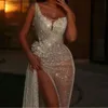 イブニングドレスYusuf Aljasmi白いラインストーンZuhair Murad Kim Kardashian