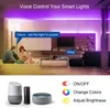 Tiras de LED WiFi LED Lights Lights Music Sync RGB 5050 LED Fita Alexa Smart Lights Strip for Party Room Decor TV Backlight P230315