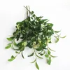 Декоративные цветы искусственные листья лавра зеленые растения