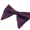 Bow wiosle elegancki męski luksus Paisley for Men Butterfly Wedding Groom Tie Krawat