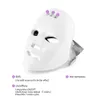 Massaggiatore viso 7 colori LED Maschera 258 pezzi Perline Compressione Pon Terapia Bellezza Ringiovanimento della pelle Stringere EMS Alleviare l'affaticamento degli occhi 230314