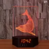 NEW 2023 LED Gadget night light luminous 3d small night light creative gift led wireless USB table lamp colorful remote control