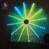 Illuminazione intelligente RGB LED Fuochi d'artificio Luci Dream Meteor Lampada Controller retroilluminazione a parete fai-da-te per decorazioni per feste all'aperto per feste a casa di nozze 230316