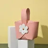 Cadeau Wrap 5pcs Sacs-cadeaux en cuir Faveurs de mariage pour invités Mini Enfants Candy Box Party Distributions Sac Chuseok Emballage cadeau 230316