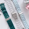 Bracelets Bande Couleur Bonbon Transparent 3 Perles PC Bracelet Acrylique Bracelet Bandes pour Apple Watch 38/40/41mm 42/44/45mm Bracelet adapté à iWatch Series 3 4 5 6 7 8 Ultra