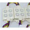 LEDモジュールインジェクションABSプラスチックSMD5050モードSMD 4 LED DC12V RGB IP67防水ライト広告ドロップ配信照明ホリDHTB4