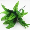 Decorative Flowers 7 Fork Artificial Plastic Leaf Fern Persian Flower Plant Grass Simulation Green DIY Home Balcony Decoration