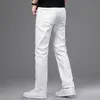 Men's Jeans Hommes Stretch Skinny Jeans mode décontracté Slim Fit Denim pantalon blanc pantalon mâle marque vêtements affaires jeans pour hommes Chinos 230316