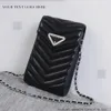 Vacker designer Brandp Crossbody väskor Telefonfodral för iPhone 15 14 13 12 11 18 17 16 Pro Max Samsung S23 S21 S22 S20 S24 S25 Plus Ultra Luxury Leather Handbag Bag Case