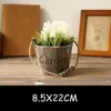 Fleurs décoratives Pays d'Amérique Simulation créative Plantes en pot Petits ornements Décorations pour la maison Ameublement d'intérieur Chambre Bureau