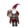 Christmas Decorations 30cm/45cm/60cm Large Santa Claus Dolls Ornaments Standing Figurine Doll Home Decoration Kids Gift 2023Christmas