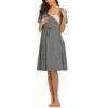 Платья для беременных женщин Туника Юбка с коротким рукавом беременная одежда для кормления ночная рубашка грудью платье для беременности