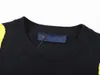 T-shirts Plus pour hommes Polos lettre pull tricoté en automne / hiver 2023 machine à tricoter e détail personnalisé coton col rond aky2
