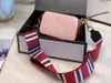 디자이너 스냅 샷 카메라 숄더백 여성 크로스 바디 핸드백 핑크 크로스 바디 스트랩 지갑 가방