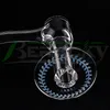 Beracky Full Weld Smoking Terp Slurper Quarz Banger mit Glasmarmor Terp Pille 20mmOD 10mm 14mm 18mm Männlich Weiblich Vollverschweißte abgeschrägte Kantennägel für Wasserbongs